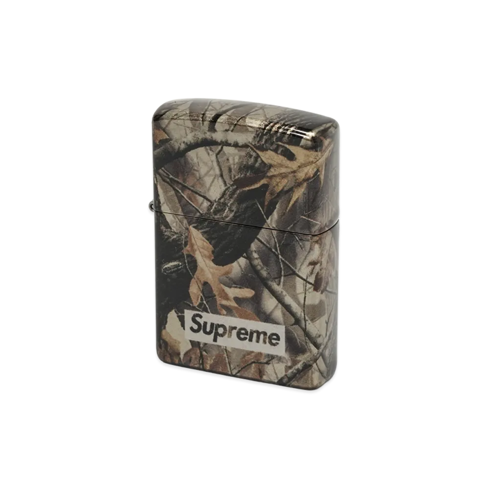 Supreme Camo Logo Zippo "Realtree Hardwoods Camo"