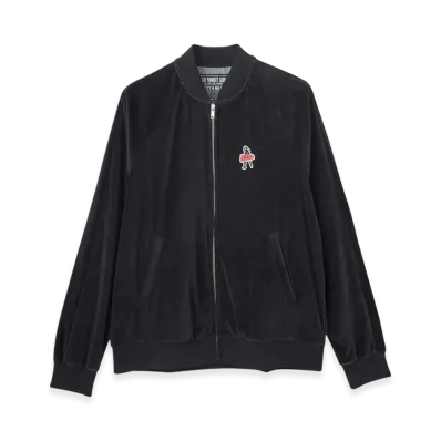 HYSTERIC GLAMOUR Vixen Girl Patch Jumper "Black"