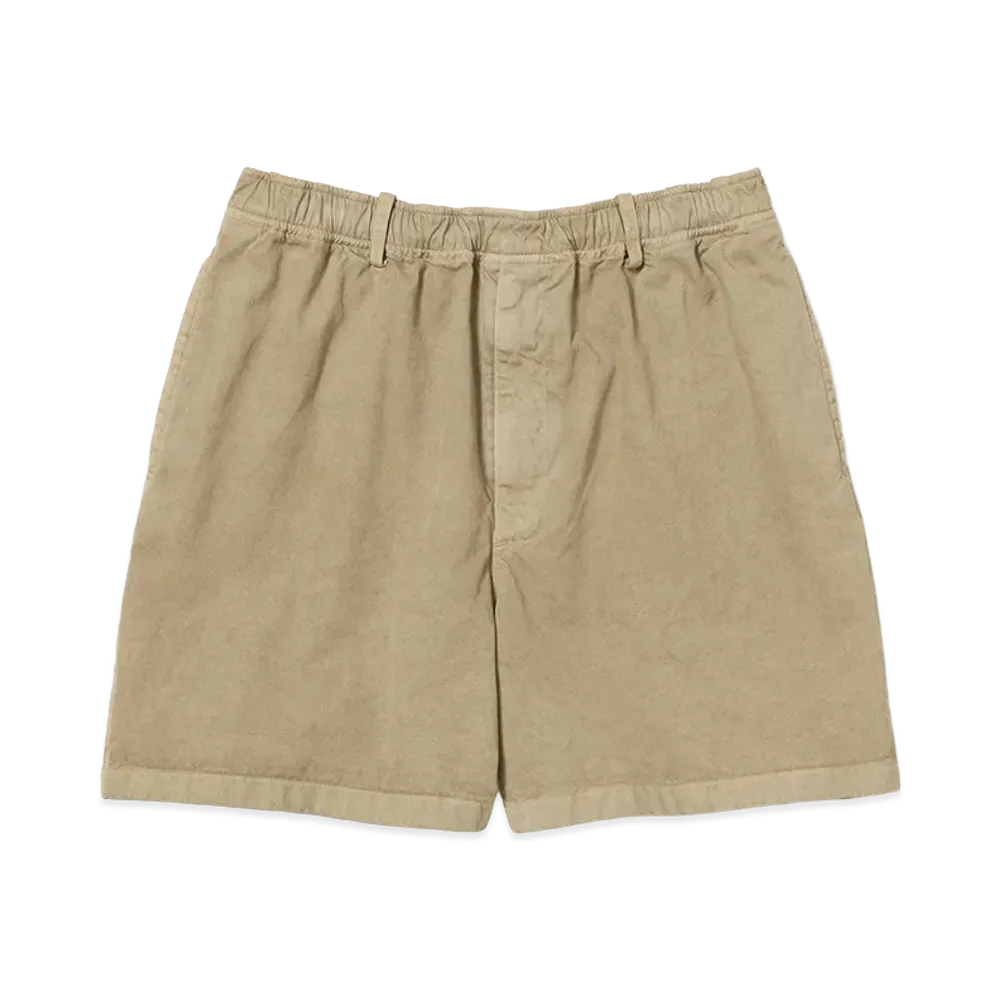 AURALEE Garment-Dyed Finx Light Chino Shorts "Beige"