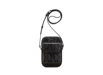 Dior Dior Hit The Road Vertical Pouch CD Diamond Canvas "Black"