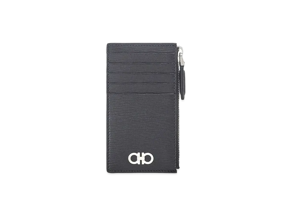 Salvatore Ferragamo Card Case "Black/Red"