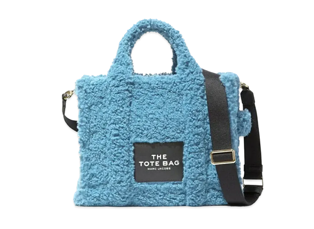 Marc Jacobs The Teddy Small Tote Bag "Blue Shadow"