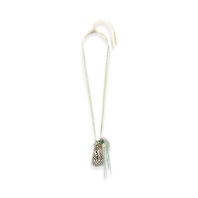DRIES VAN NOTEN Women's Shell Necklace "Green"
