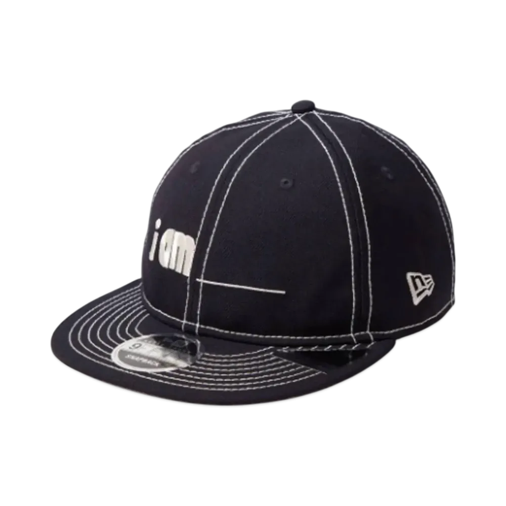 NEW ERA x MIYUKI ARIHARA RC 9Fifty Flat Visor i am Wool "Navy"
