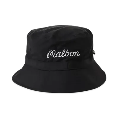 BEAMS x MALBON GOLF Exclusive Ying Yang Logo Nylon Hat "Black"