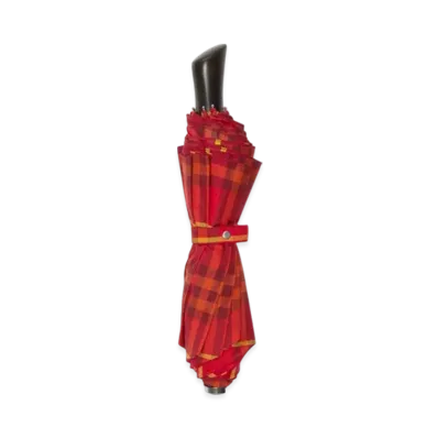 Burberry Check Folding Umbrella "Currant"