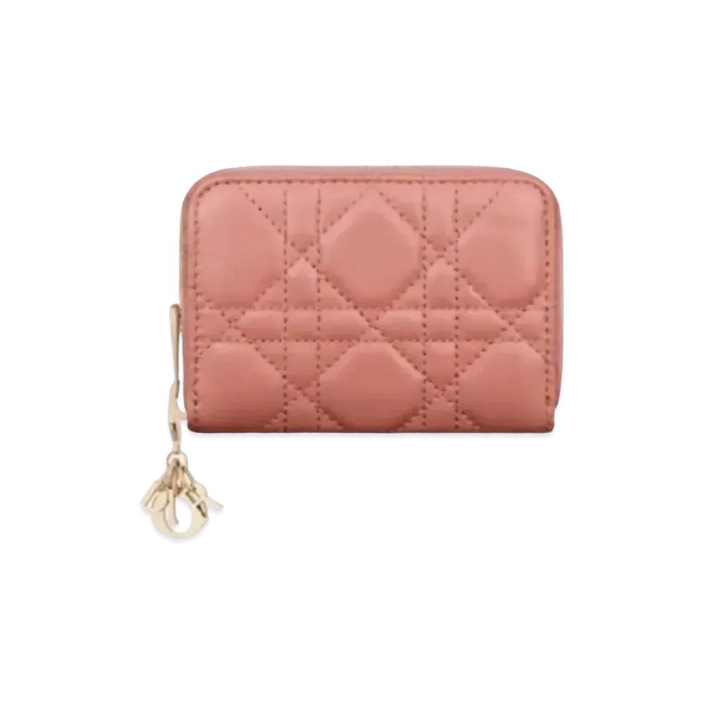 Dior Voyage Coin Case "Pastel Pink"