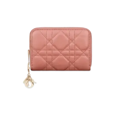 Dior Voyage Coin Case "Pastel Pink"