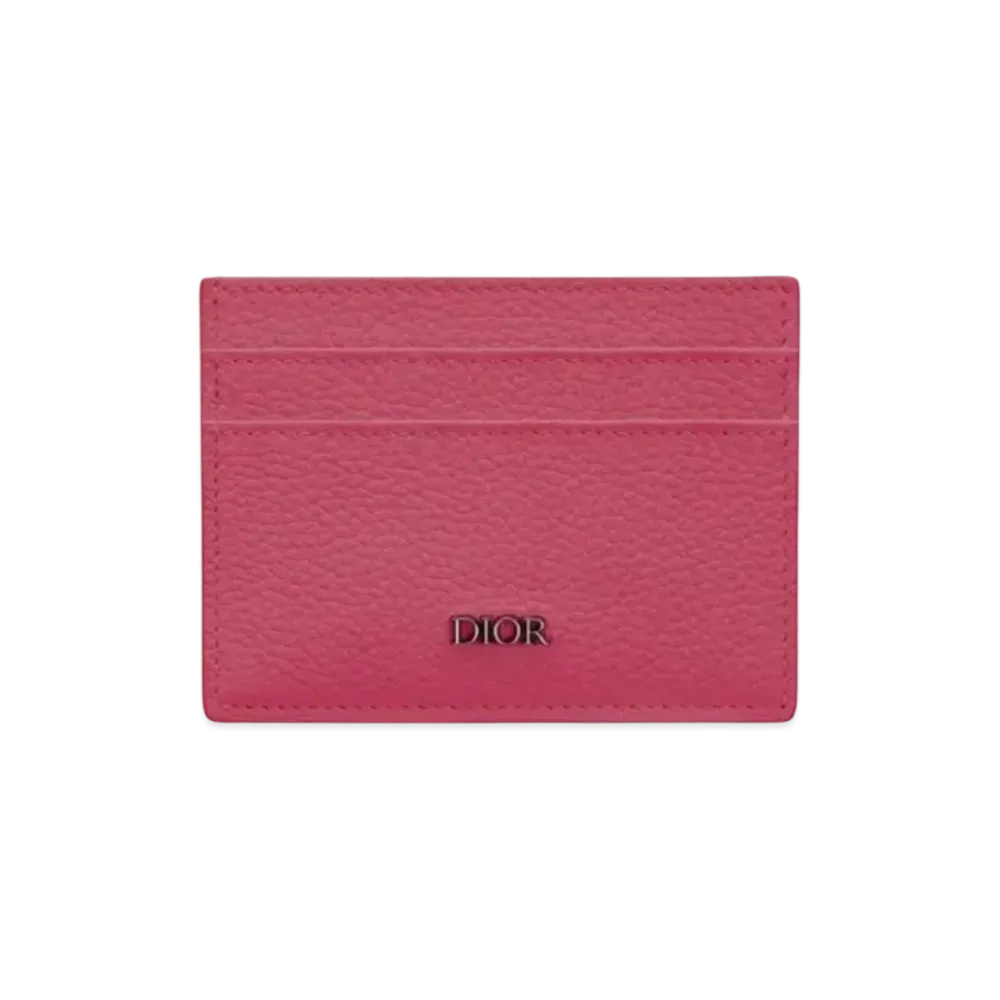 Dior Cow Leather Card Holder "Pink"