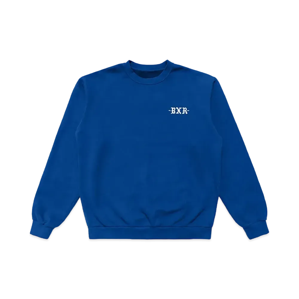Born x Raised Crew neck "Blue"