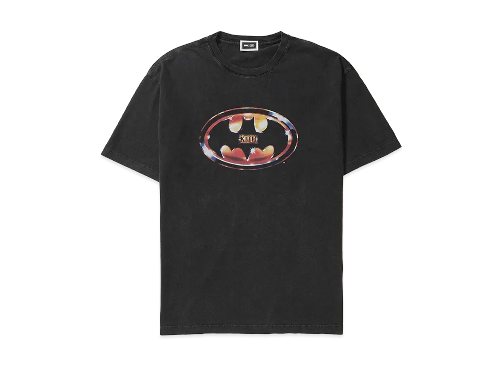 Kith x Batman Logo Vintage Tee "Black"