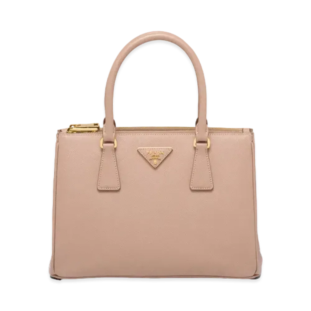 PRADA Medium Prada Galleria Saffiano Leather Bag "Pink Beige"