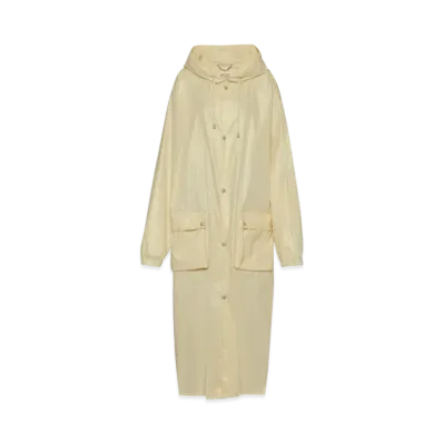 Maison Margiela Women's Cotton Caban Coat "White"