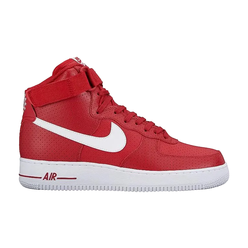 ナイキ エアフォース1 ハイ "ジム レッド パーフォレイティド"