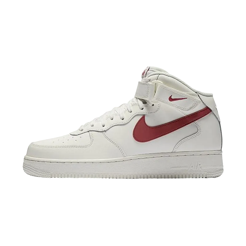 Nike Air Force 1 Mid "Sail University Red"