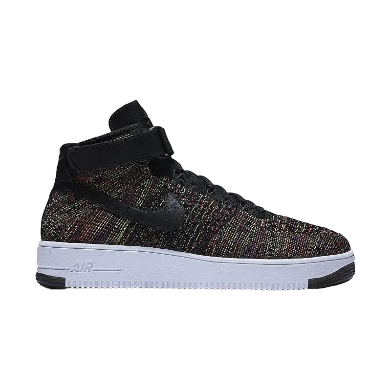 ナイキ エアフォース1 ミッド フライニット "マルチ カラー/ブラック"
