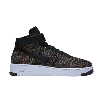 Nike Air Force 1 Mid Flyknit "Multi-Color Black"