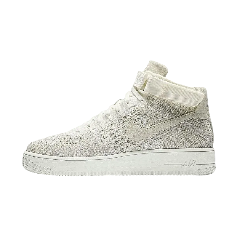 ナイキ エアフォース1 ウルトラ フライニット ミッド "セイル/セイル ペイル グレイ"