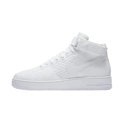 Nike Air Force 1 Ultra Flyknit Mid "White/White"