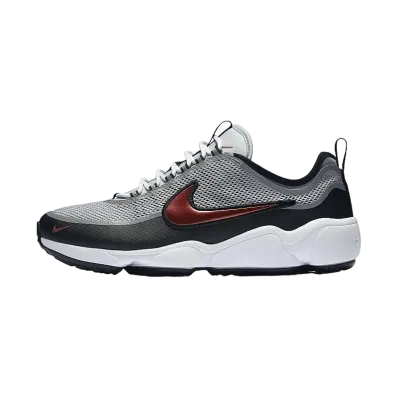 Nike Air Zoom Spiridon Ultra "Metallic Silver/Desert Red"