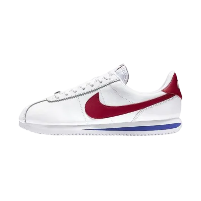 Nike Cortez Basic Leather Forrest Gump "White/Varstiy Red" (2017)
