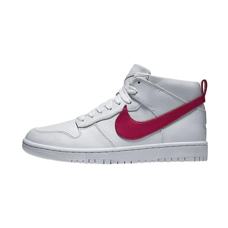 リカルドティッシ × ナイキ ダンク ハイ ラックス チャッカ "ホワイト/レッド"