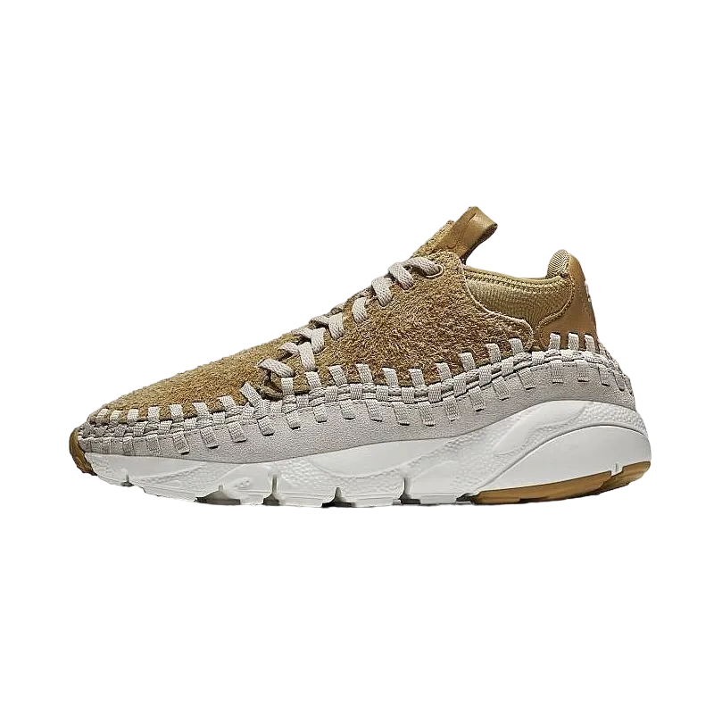 ナイキ エアフットスケープ ウーブン チャッカ "フラット ゴールド"
