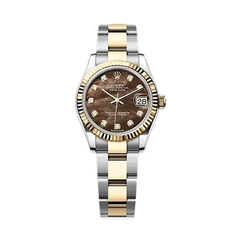 ROLEX Datejust 31mm Oystersteel & Yellow Gold 278273 "Black Mother-of-Pearl"