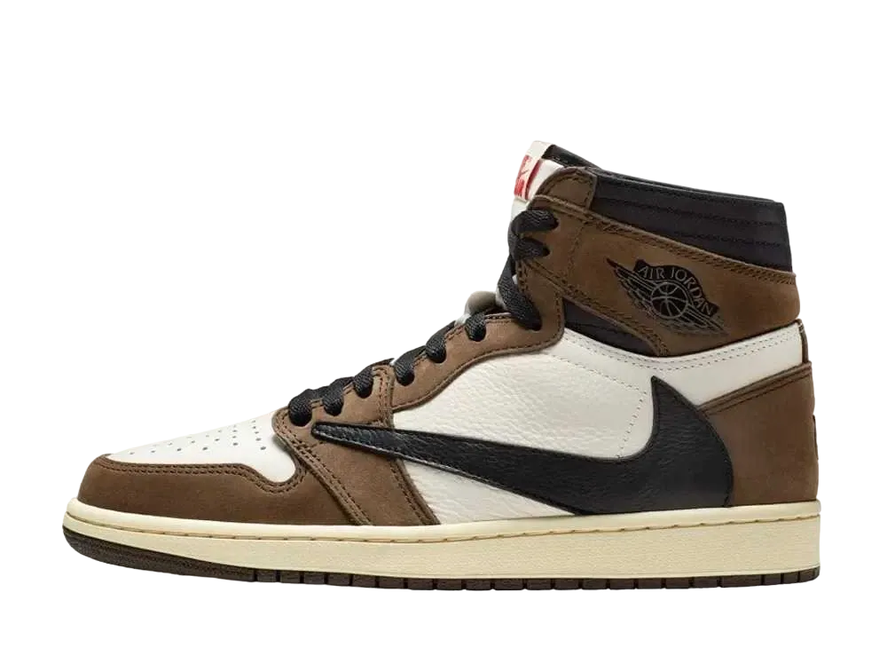 Travis Scott × Nike Air Jordan 1 Retro High OG TS SP "Sail/Dark Mocha"