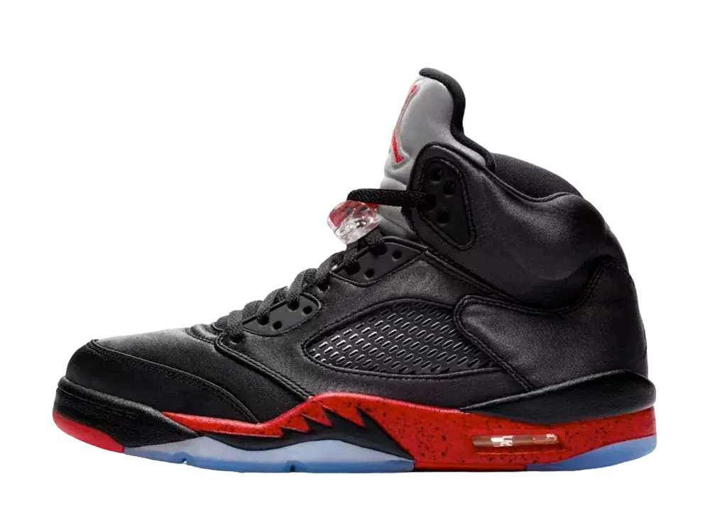 Air Jordan 5 Satin "Bred"