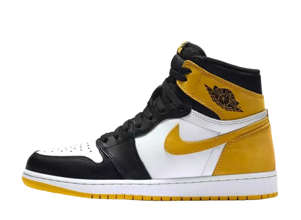 Nike Air Jordan 1 Retro High OG "Black Toe/Yellow Ochre"