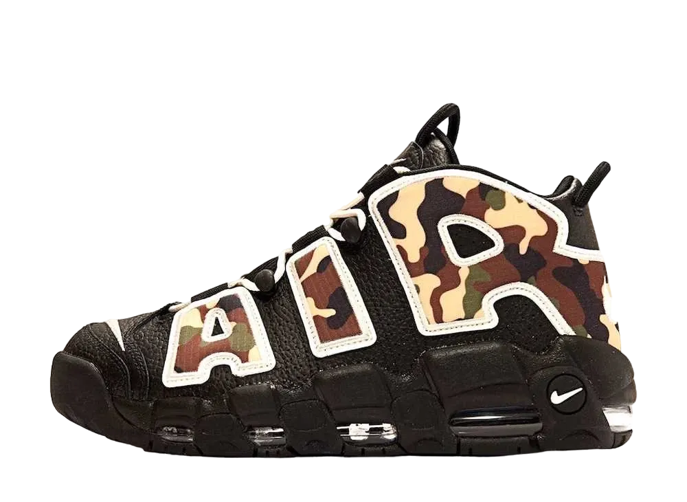 NIKE AIR MORE UPTEMPO "BLACK CAMO"