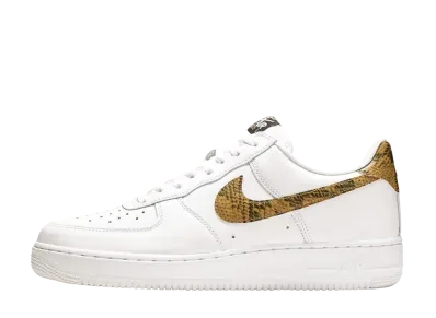Nike Air Force 1 Low Retro PRM QS "Ivory Snake" (2019) (AO1635-100) (Includes Socks)