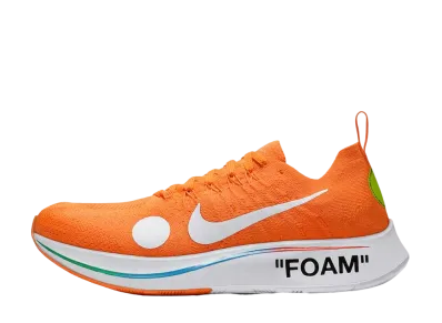 Off-White × Nike Zoom Fly Mercurial Flyknit "Total Orange/White/Volt"