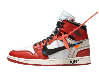 オフホワイト × ナイキ エアジョーダン1 レトロ ハイ ザ・テン "シカゴ"