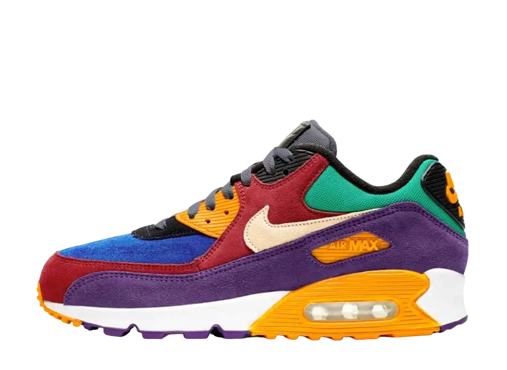 NIKE AIR MAX 90 "VIOTECH UNIVERSITYRED/PALE VANILLA/HYPER GRAPE"