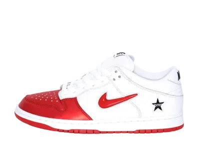 シュプリーム × ナイキ ダンク ロー "バーシティ レッド/ホワイト"