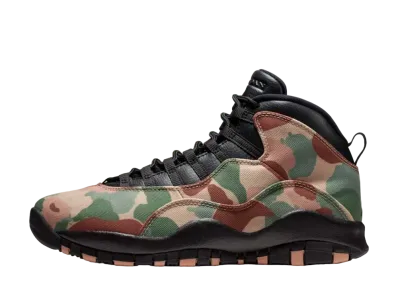 Nike Air Jordan 10 Retro "Duck Camo" Black/Clay