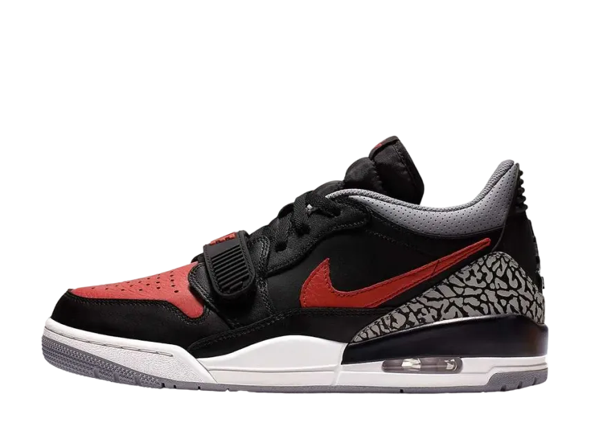 ナイキ ジョーダンレガシー312 ロー ブラック/ユニバーシティレッド