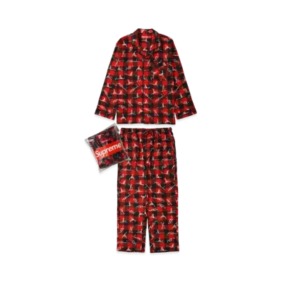 Supreme x Hanes Holiday Pajama Set "Plaid"
