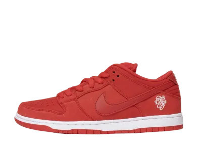 ガールズドントクライ × ナイキ SB ダンク ロー プロ QS "レッド" / ヴェルディ