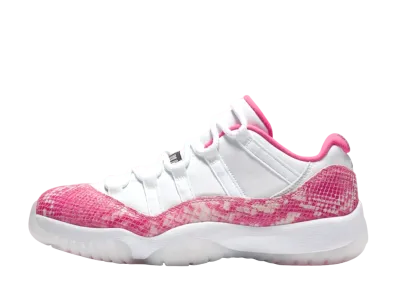 ナイキ ウィメンズ エアジョーダン11 ロー "スネークスキン ピンク"