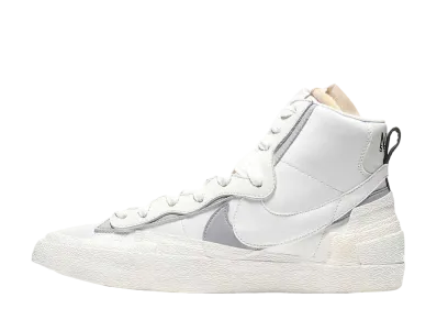 サカイ × ナイキ ブレーザーミッド "ホワイト/ウルフグレー"