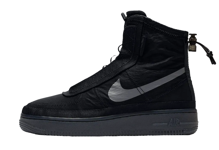 Nike Women's Air Force 1 Shell "Black"