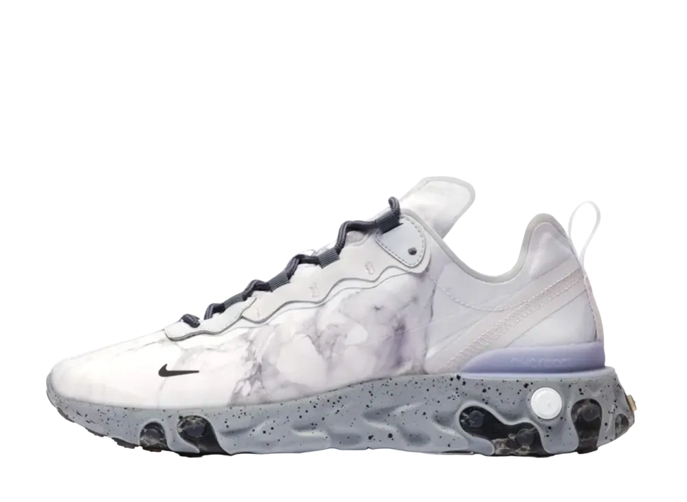 KENDRICK LAMAR×NIKE REACT ELEMENT 55 "PURE PLATINUM/CLEAR-WOLF GREY-BLACK"
