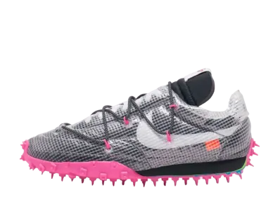 Off-White × Nike Women's Waffle Racer "Vivid Black"