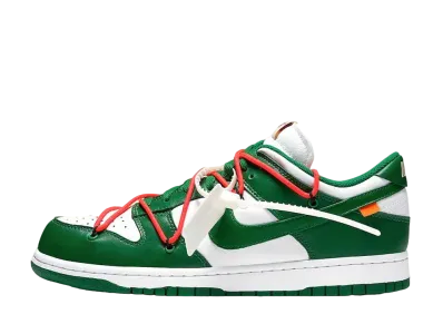 オフホワイト × ナイキ ダンク ロー "ホワイト/パイングリーン"