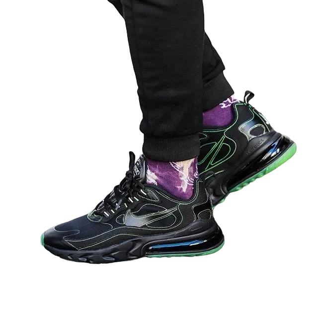 NIKE AIR MAX 270 REACT "BLACK ELECTRIC GREEN"