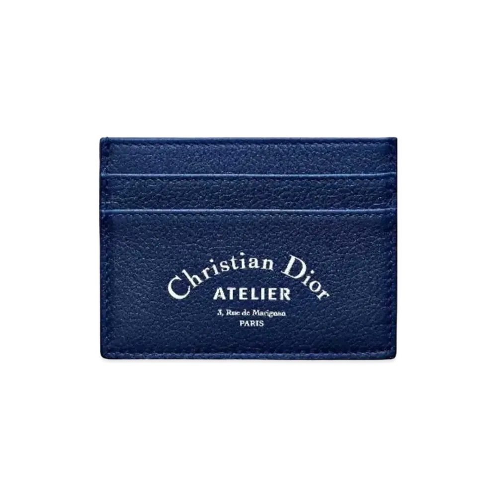 Dior Atelier Card Case "Blue"