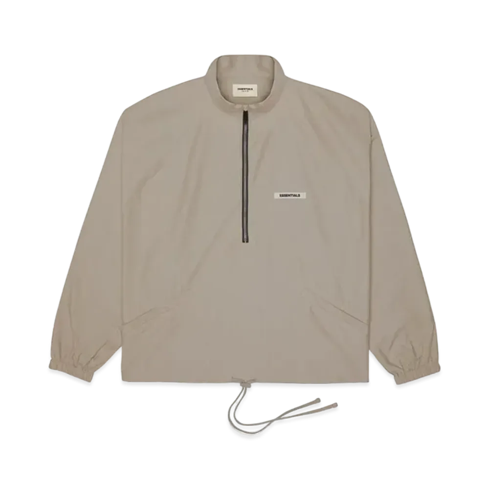 FEAR OF GOD ESSENTIALS Half-Zip Track Jacket "Taupe"